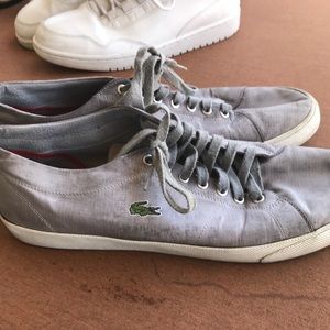 Lacoste canvas shoes